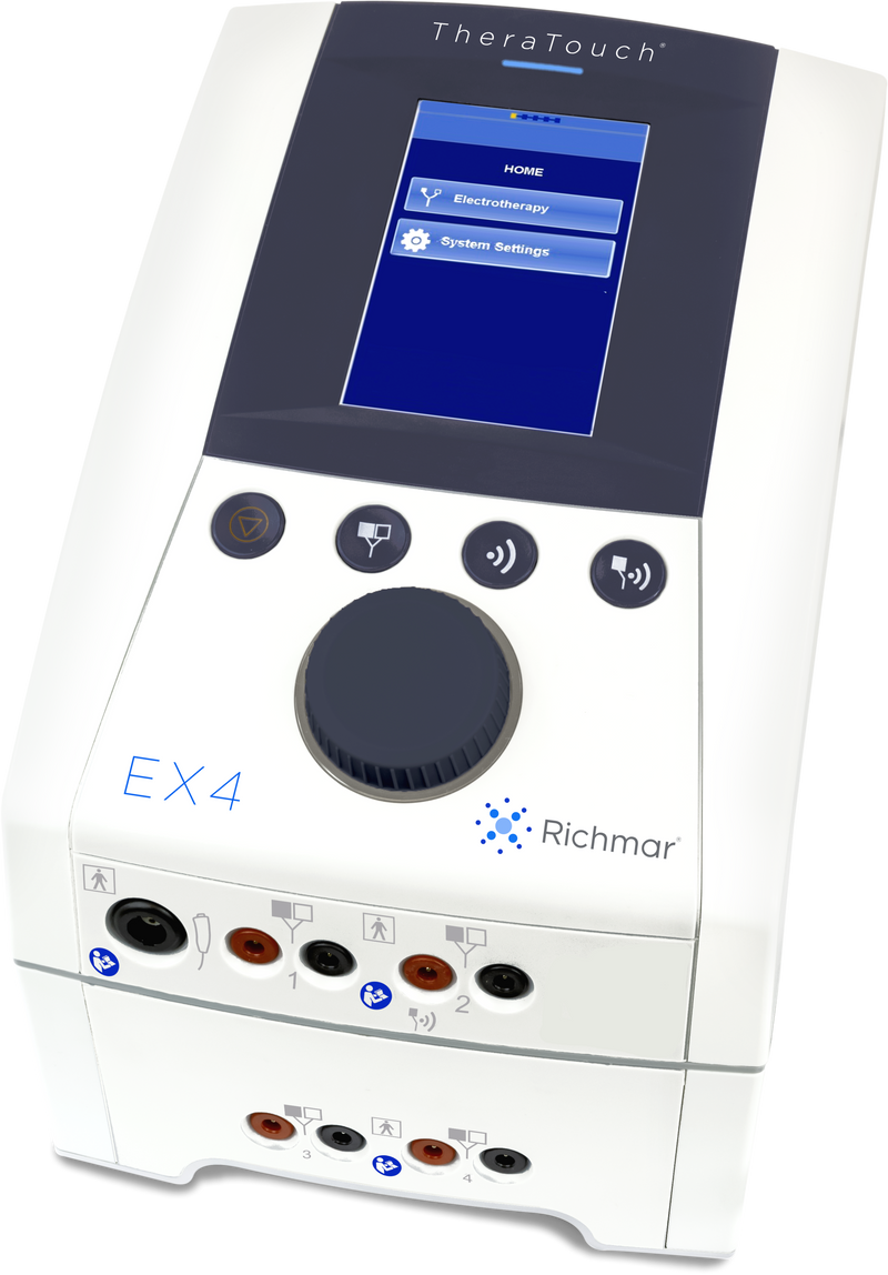 New Richmar TheraTouch EX4 Clinical 4-Channel Electrotherapy System