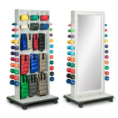 Combo Weight Rack with Mirror - US MED REHAB