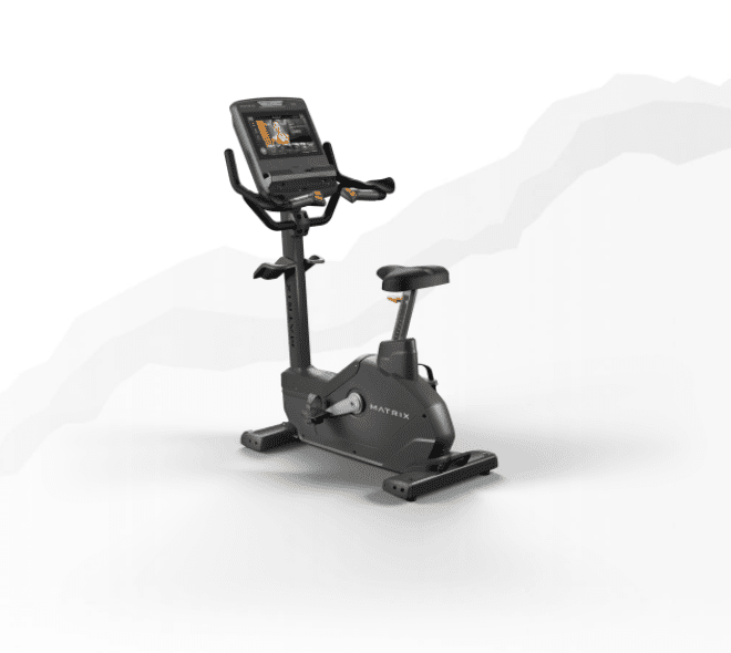 matrix stationary bicycle Fitness Commercial Endurance Upright Cycle (Exercise Bike) with LED Console luxuryunboxing Most anglers believe natural but these imperfections are Color:White & Blue w/ White Piping
