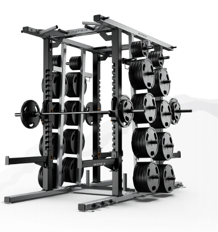 Matrix Magnum MEGA Double Half Rack 8' – US MedRehab