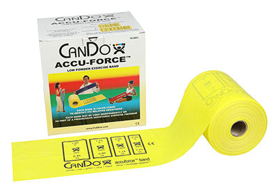 CanDo AccuForce Exercise Band - 50 yard rolls, 5-piece set