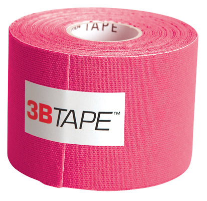 3B Tape, 2" x 16.5 ft, Pink, Latex-Free