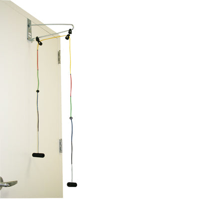 CanDo Overdoor Shoulder Pulley - Double Pulley with Door Bracket - Visualizer Color System