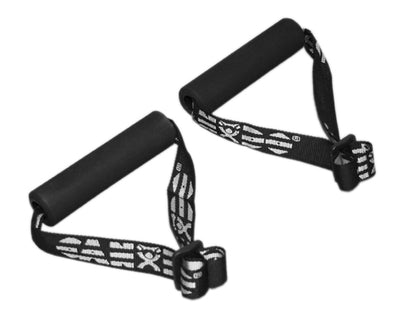 CanDo Exercise Band - Accessory - Foam Padded Adjustable Webbing Handle - 25 Pairs