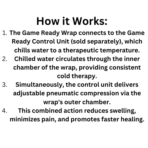 Game Ready Pro 2.1 System Includes AC Adapter and 6' Connector Hose
