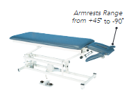 Armedica AM-250 Two-Section Top with 3-pc Head Hi-Lo Treatment Table