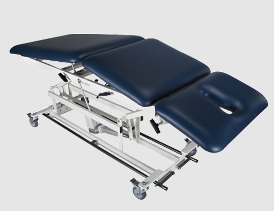 Armedica AM-BA300 Three-Section with Elevating Midsection - Bar Activated Hi-Lo Treatment Table