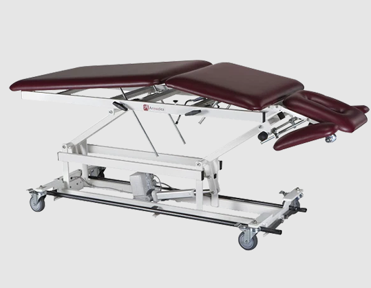 Armedica AM-BA500 Five-Section with Elevating Midsection & Tilt Down Armrests - Bar Activated Hi-Lo Treatment Table