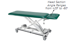 Armedica AM-BAX2000 Two-Section with Bar Activator Hi-Lo Treatment Table