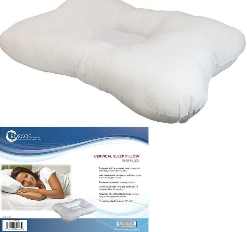 Fiber Filled Cervical Indentation Pillow – US MedRehab