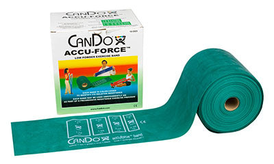 CanDo AccuForce Exercise Band - 50 yard rolls, 5-piece set