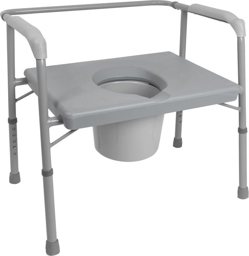 Bariatric 24" Commode, 650lb Weight Capacity - US MED REHAB