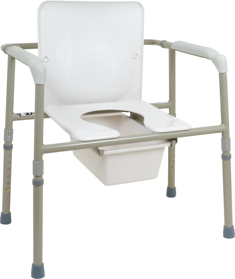 Bariatric Three-in-One Commode, 450lb Weight Capacity - US MED REHAB