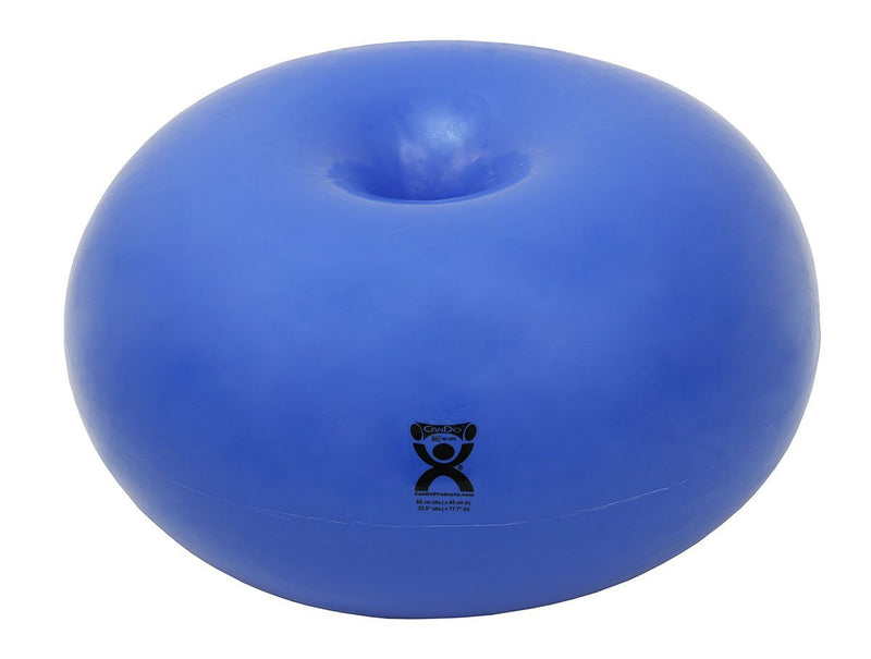 CanDo® Donut Ball - Blue - 34" Dia x 18" (85 cm Dia x 45 cm H) - US MED REHAB