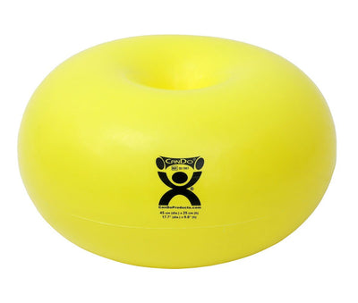 CanDo® Donut Ball - Yellow - 18" Dia x 10" H (45 cm Dia x 25 cm H) - US MED REHAB