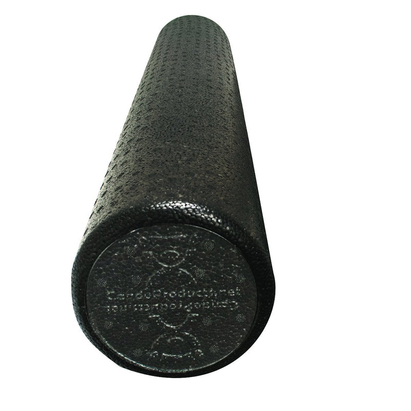 CanDo® Foam Roller - Black Composite - Extra Firm - 6" x 36" - Round - US MED REHAB