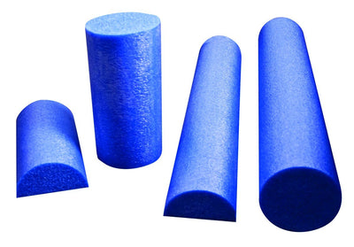 CanDo® Foam Roller - Blue PE foam - 6" x 36" - Round - US MED REHAB