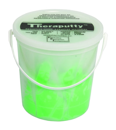 CanDo® Theraputty® Exercise Material - 5 lb - Green - Medium - US MED REHAB