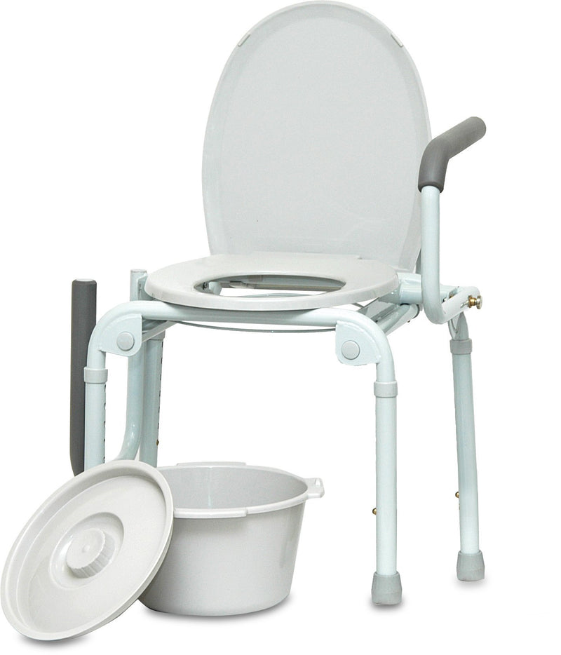 Drop Arm Commode, 300lb Weight Capacity - US MED REHAB