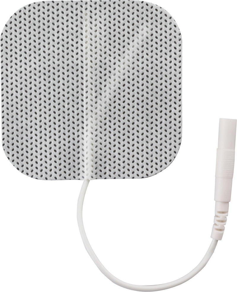 Electrodes, Foil Bag, 2.0" x 2.0", White Cloth - US MED REHAB