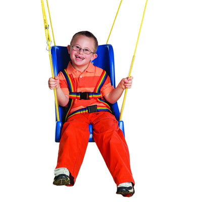 Full support swing seat with pommel, small (child), with rope - US MED REHAB