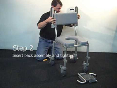 NuProdx MC4000 Shower and Commode Chair