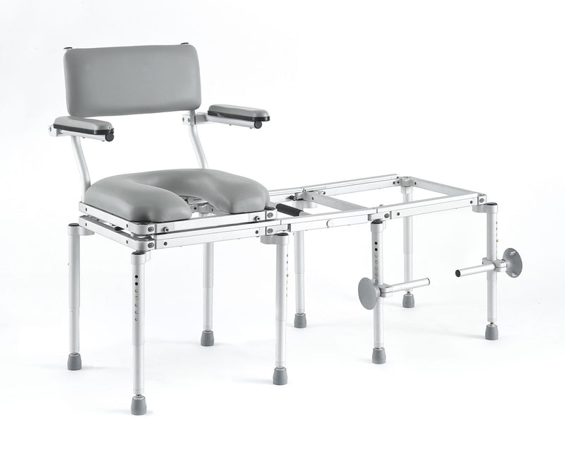 NuProdx MC5000 Commode/Shower Chair & Transfer Bench - US MED REHAB
