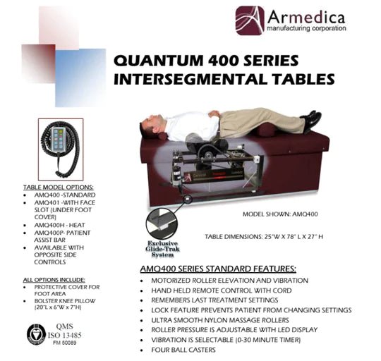 Quantum 400 Intersegmental Traction Table US MedRehab Quantum 400 Intersegmental Traction Table US MedRehab