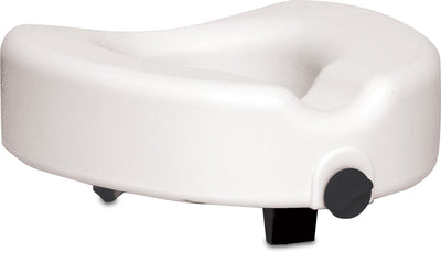 Raised Toilet Seat with Lock, 350lb Weight Capacity - US MED REHAB