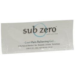 Sub Zero Topical Analgesic: Cool Pain Relieving Gel, 5ml Sample Packs - US MED REHAB