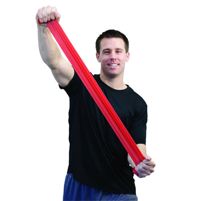 Sup-R Band® Latex Free Exercise Band - 50 yard roll - Red - light - US MED REHAB