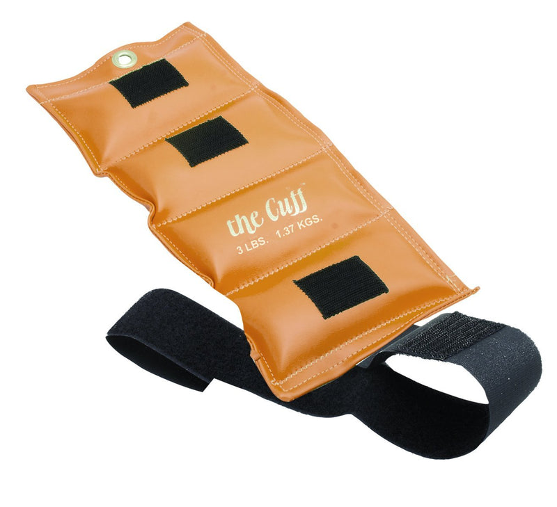 The Cuff® Original Ankle and Wrist Weight - 3 lb - Gold - US MED REHAB