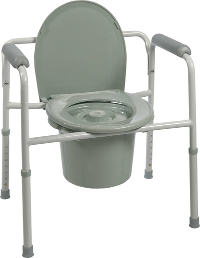 Three-in-One Commode, 300lb Weight Capacity - US MED REHAB